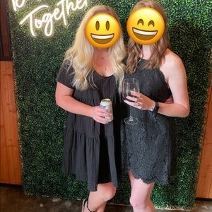 A New Day Black Seersucker Dress